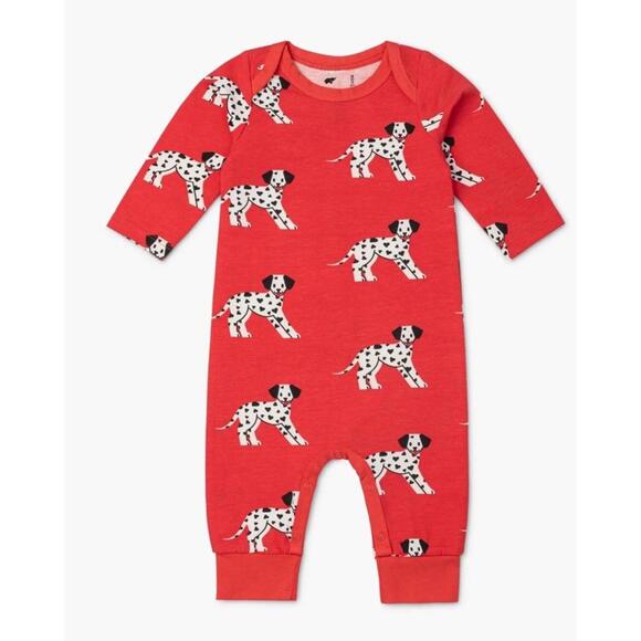 Monica + Andy Jack + Jill Romper Size 9-12 I Heart Dalmatians New No Tags H81 - Picture 3 of 3